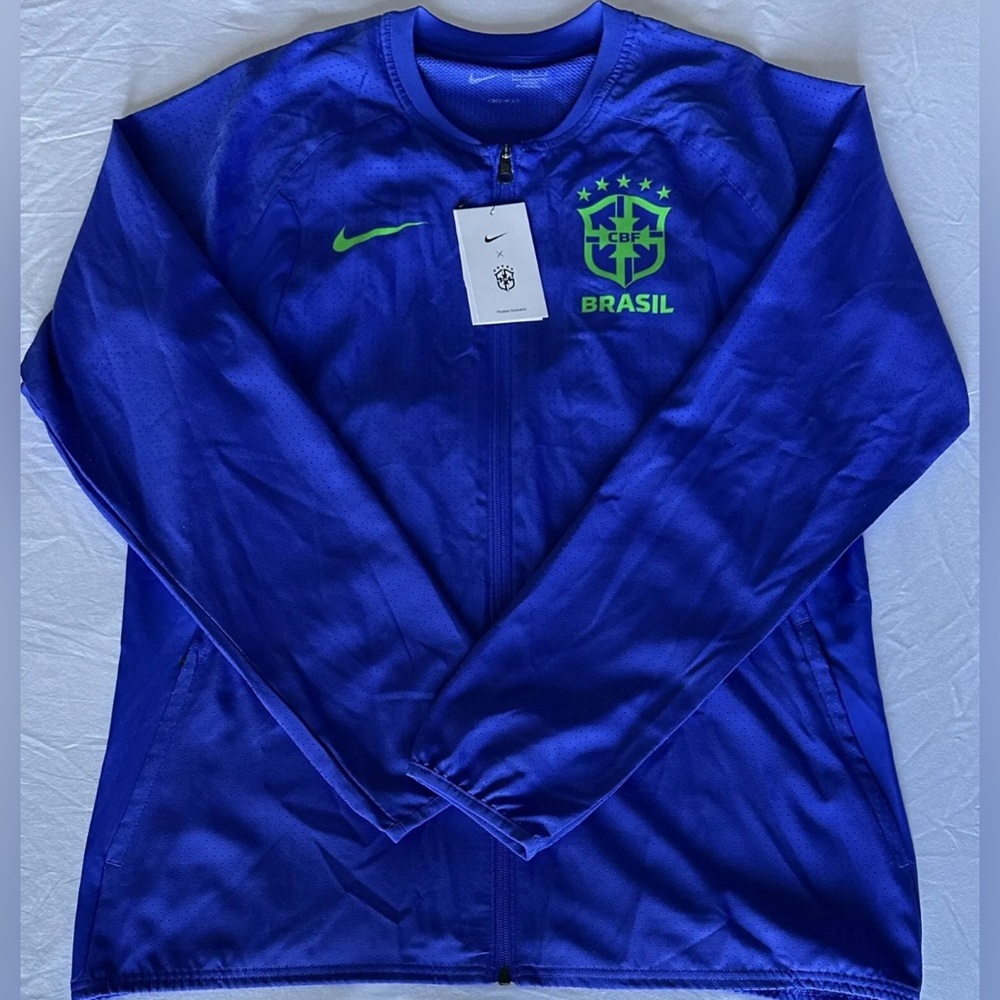 Nike Brazil National Team Dri-Fit Woven Soccer Jacket DN4373-433 Men’s Sz: Large